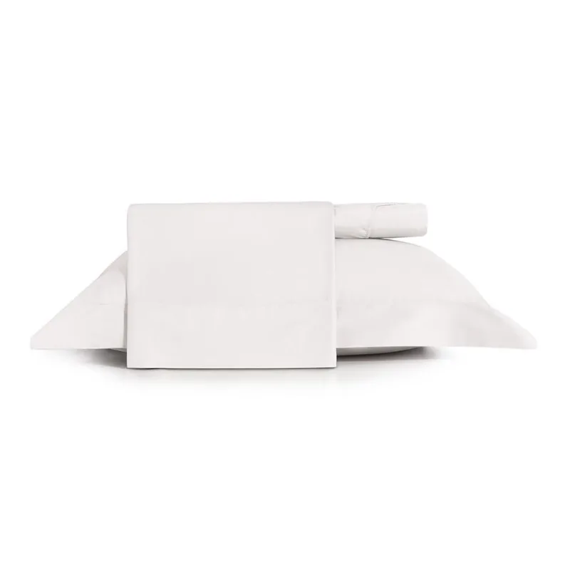 Jogo de Cama Solteiro 3 Peças Altenburg Algodão Lux 200 Fios Branco - Altenburg