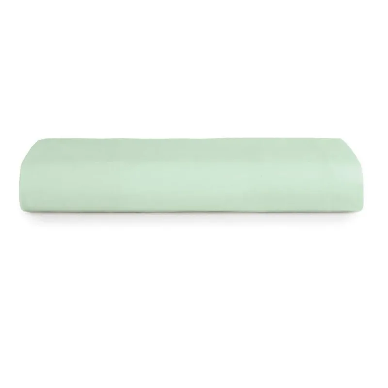 Lençol Com Elástico Solteiro Altenburg Algodão Lux 200 Fios Verde Claro - Altenburg - Cama, Mesa E Banho
