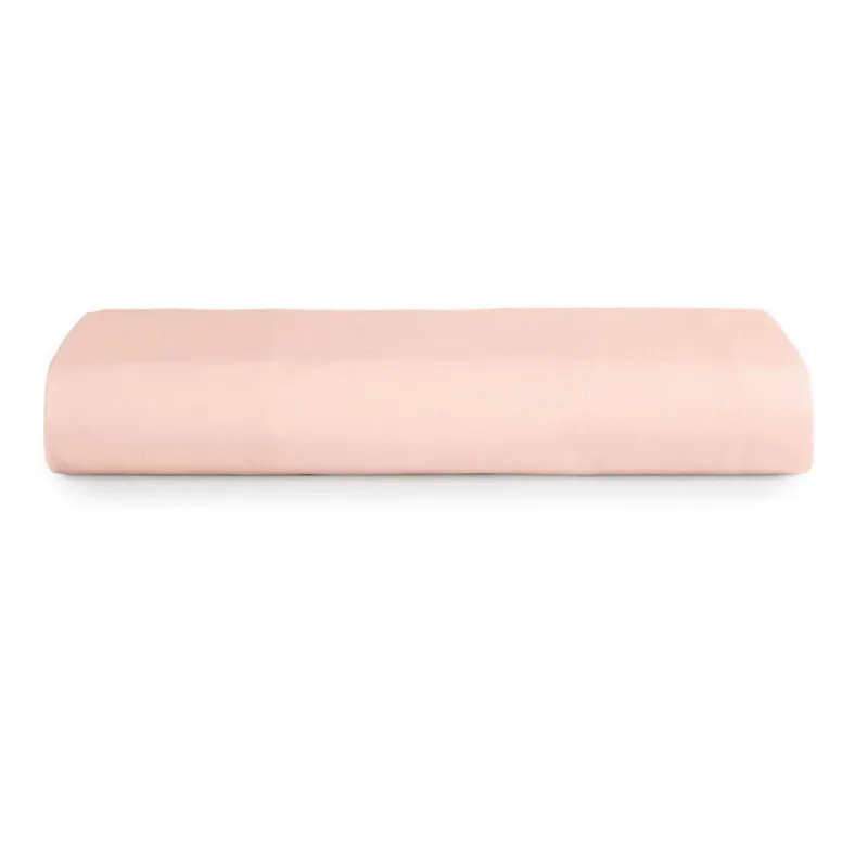 Lençol Com Elástico Solteiro King Altenburg Algodão Lux 200 Fios Rosa Lille - Altenburg