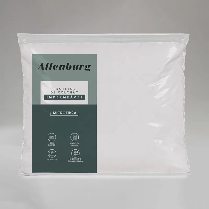 Protetor de Colchão King Impermeável Altenburg Microfibra - Altenburg - Cama, Mesa E Banho