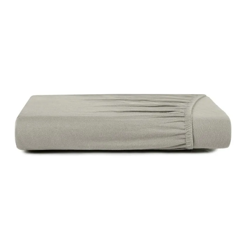 Lençol Com Elástico Solteiro Altenburg Malha Fio Penteado Cinza Platinum - Altenburg - Cama, Mesa E Banho