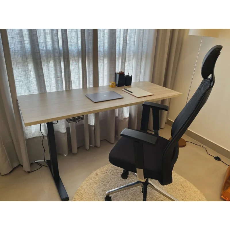 Mesa com Regulagem de Altura Elétrica Escrivaninha 120cm Mee1200p25