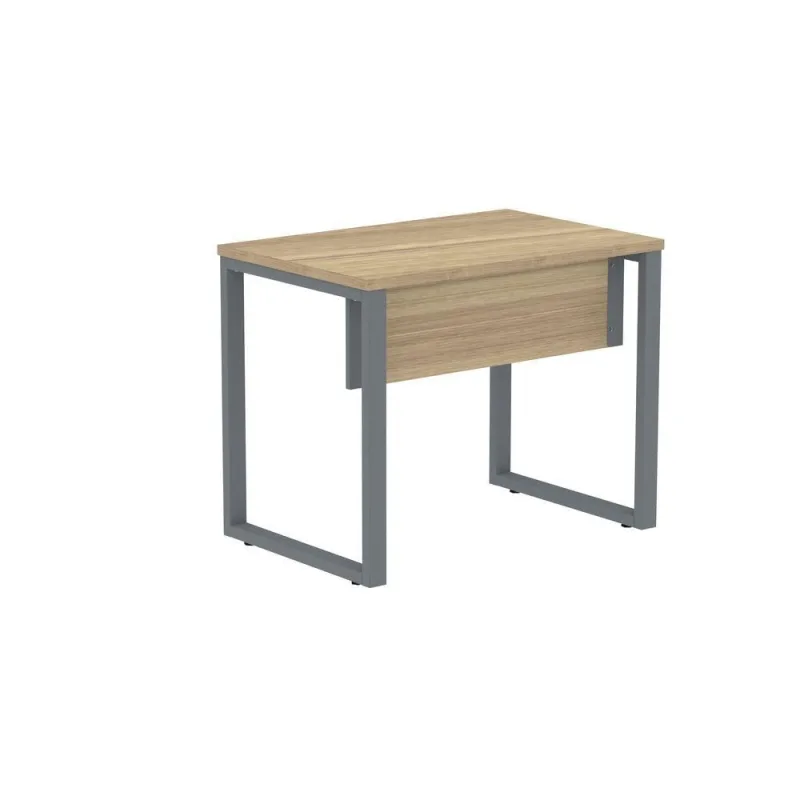 Mesa para Escritório Retangular M900P25TUB Moderno sem Gavetas 90CM Grafite Pandin Móveis - OUTRAS - Agro