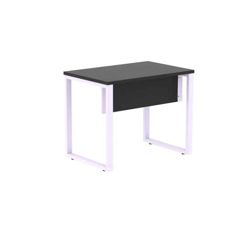 Mesa de Escritório Retangular M900P25TUB Moderno MDP 90CM Preto e Lilas - OUTRAS - Agro