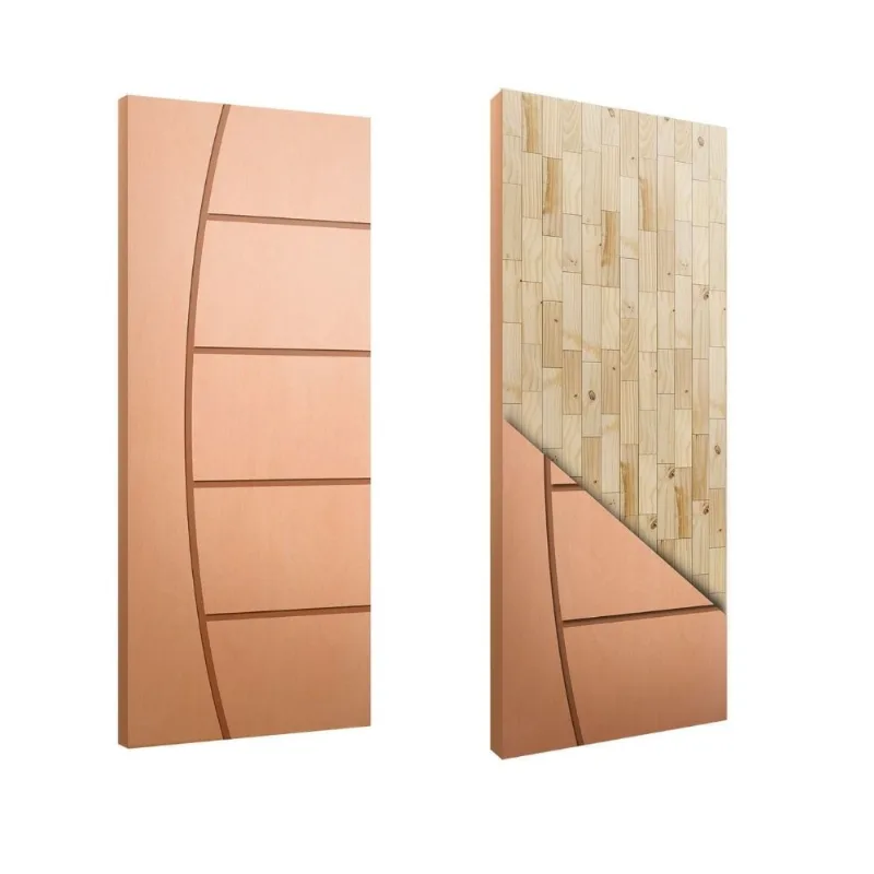 Folha de Porta Frisada Sólida HDF Pinus Curupixá FR09 JB Paes Folha de Porta Frisada Sólida HDF Pinus Curupixá FR09 210x92cm