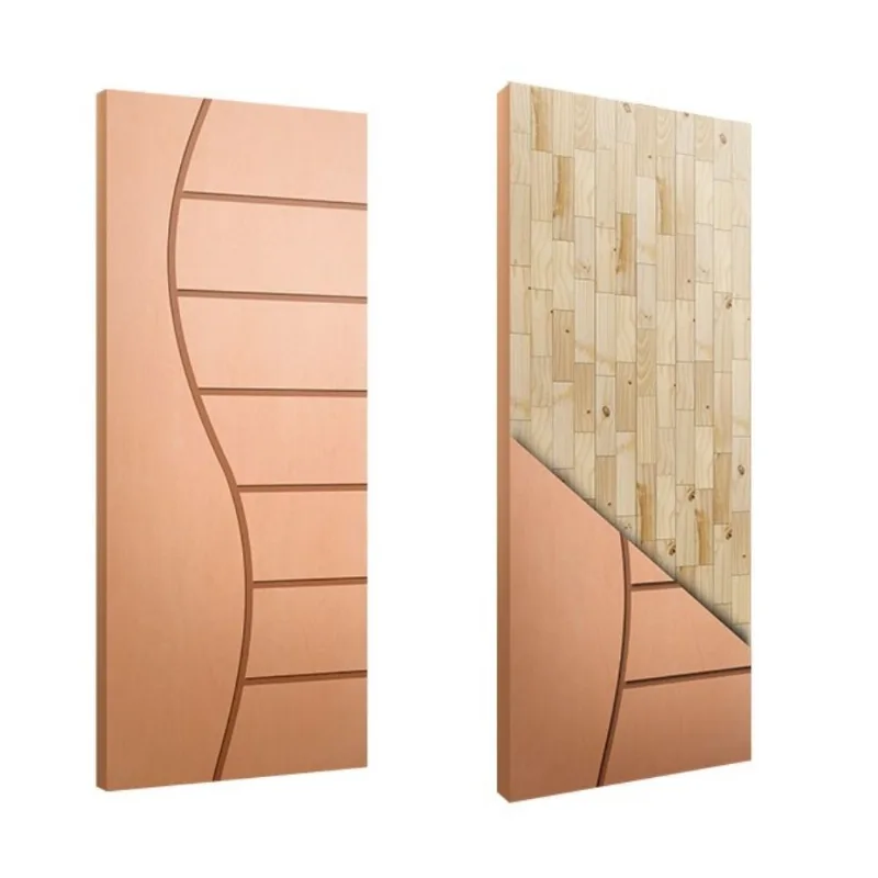 Folha de Porta Frisada Sólida HDF Pinus Curupixá FR10 JB Paes Folha de Porta Frisada Sólida HDF Pinus Curupixá FR10 210x92cm
