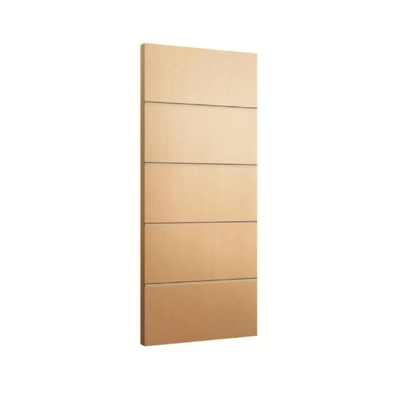 Folha de Porta Frisada Sarrafeada HDF Pinus Angelim FR02 JB Paes Folha de Porta Frisada Sarrafeada HDF Pinus Angelim FR02 210x60cm