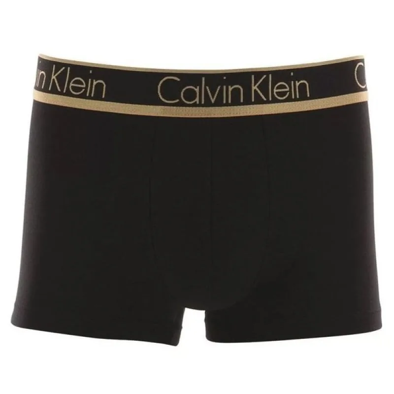Cueca Boxer Calvin Klein Modal Preto/dourado GG - Calvin Klein - Moda