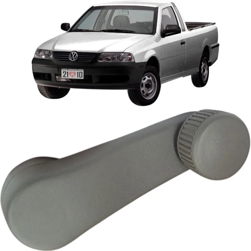 Manivela Vidro Gol Parati Saveiro 1993 1994 a 2015 Preta