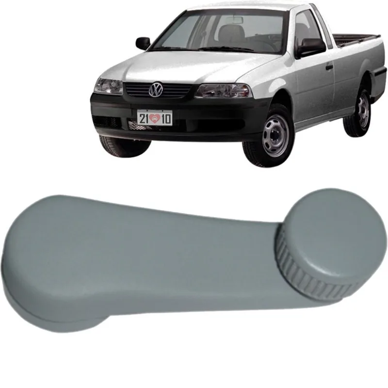 Manivela Vidro Gol Parati Saveiro 1993 1994 a 2015 Cinza