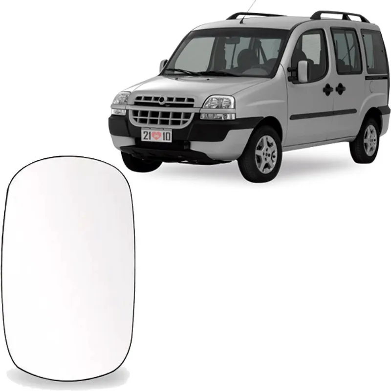 Refil Retrovisor Doblo 2001 2002 2003 2004 2005 A 2009 Ld