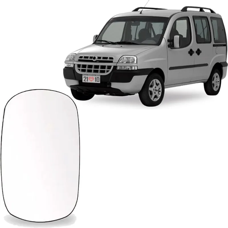 Refil Retrovisor Doblo 2001 2002 2003 2004 2005 A 2009 Le