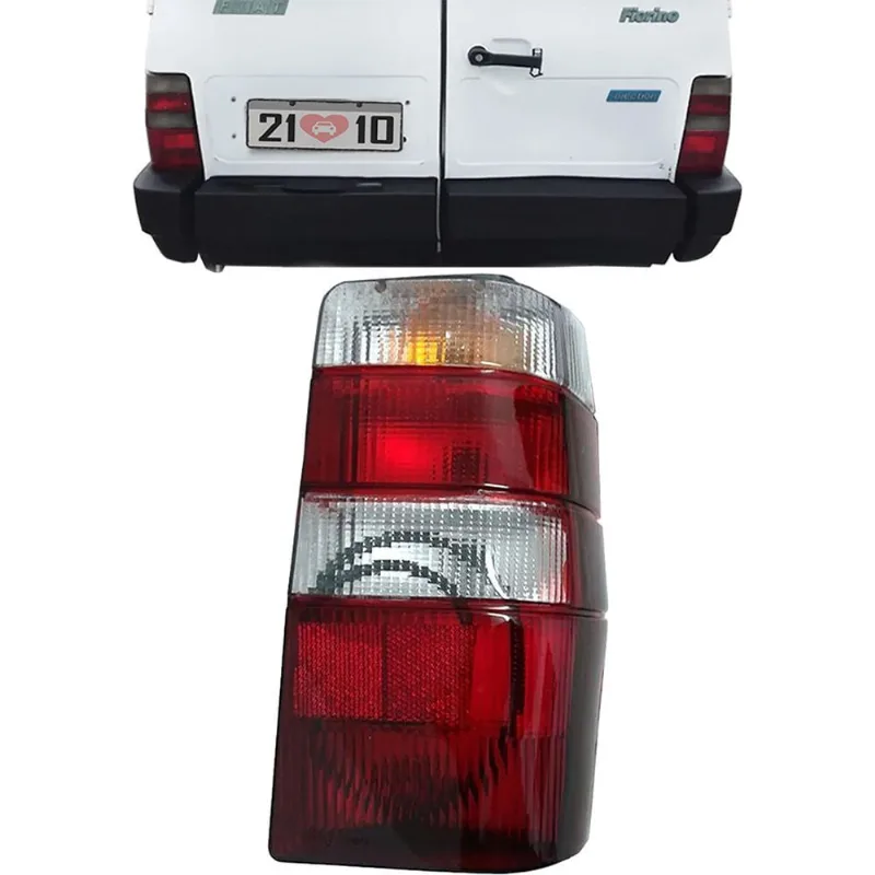 Lanterna Traseira Fiorino Elba 05 06 07 A 13 CÚPula ÂMbar Ld