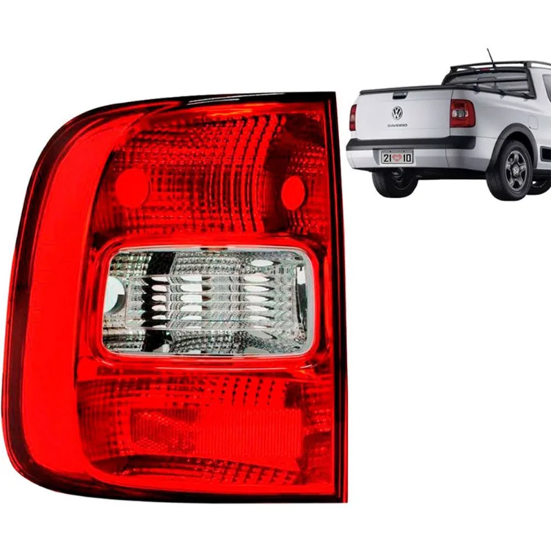 Lanterna Traseira Saveiro Cross 10 A 16 ré Cristal Le