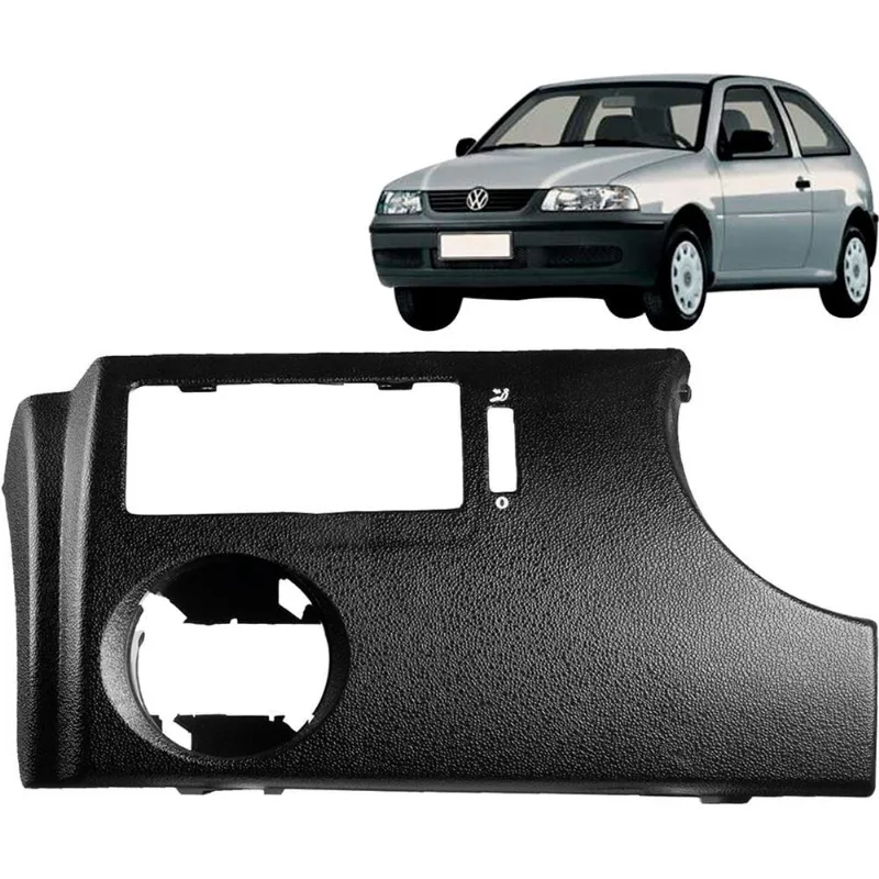 Moldura Esquerda Painel Gol G3 99 a 05 Preta