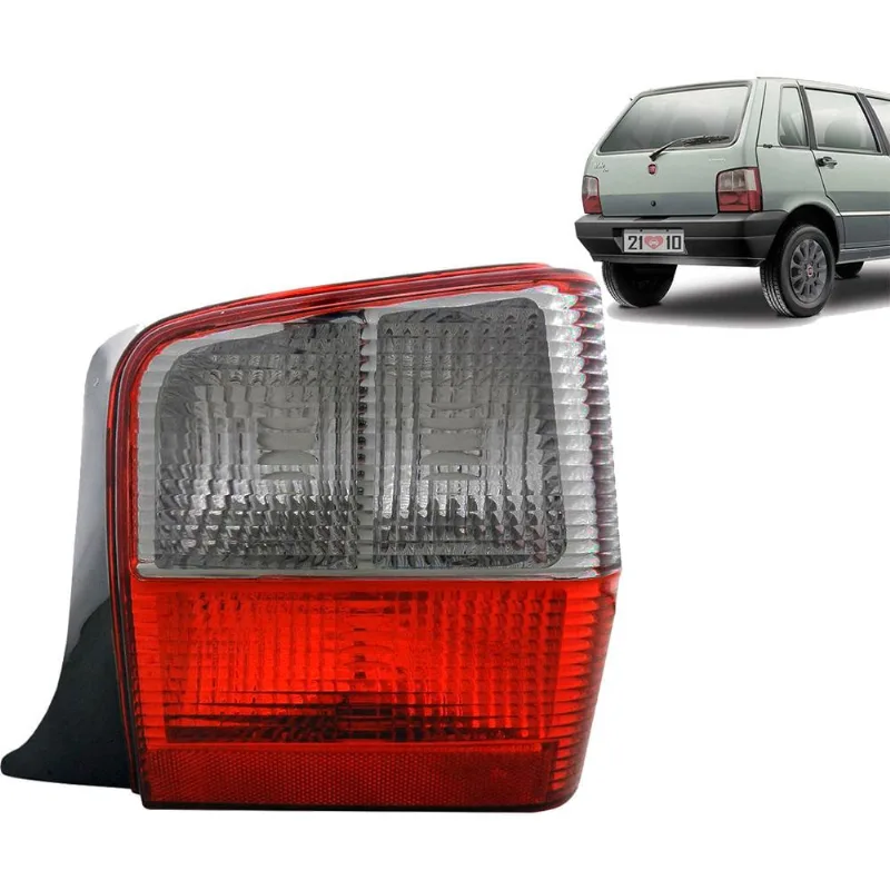 Lanterna Traseira Uno Fire 11 A 14 ré FumÊ Claro Bicolor Ld