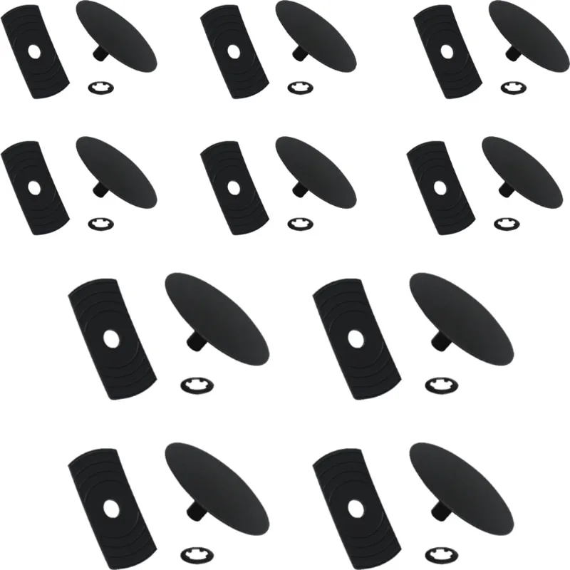 Jg Com 10 Tapa Furos P MÁQuina Vidro Forro Porta Universal