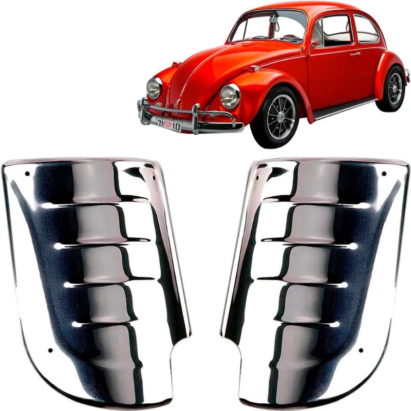 Polaina do Paralama Traseiro Vw Sedan Fusca Aço Inox