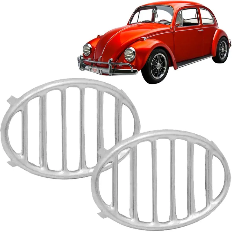 Gradinha Oval da Buzina para Vw Sedan Fusca Alumínio