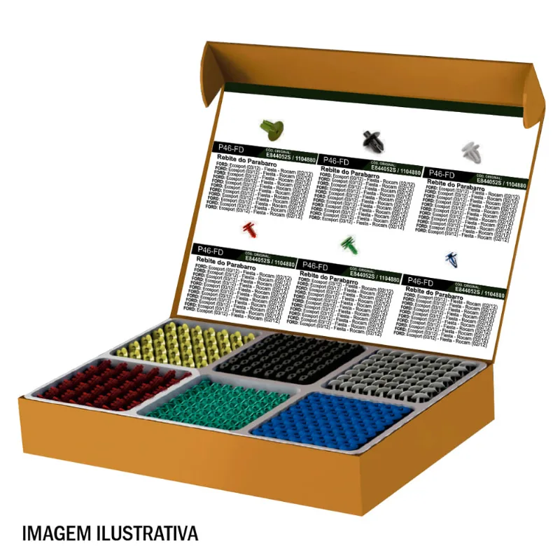 Kit Fixacao Especial Box Parachoque Fiat 1994 a 2015