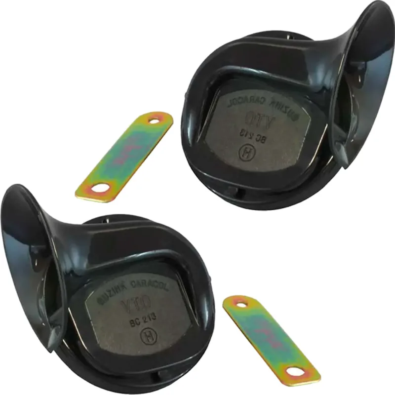 Buzina Caracol Dupla Universal 12v