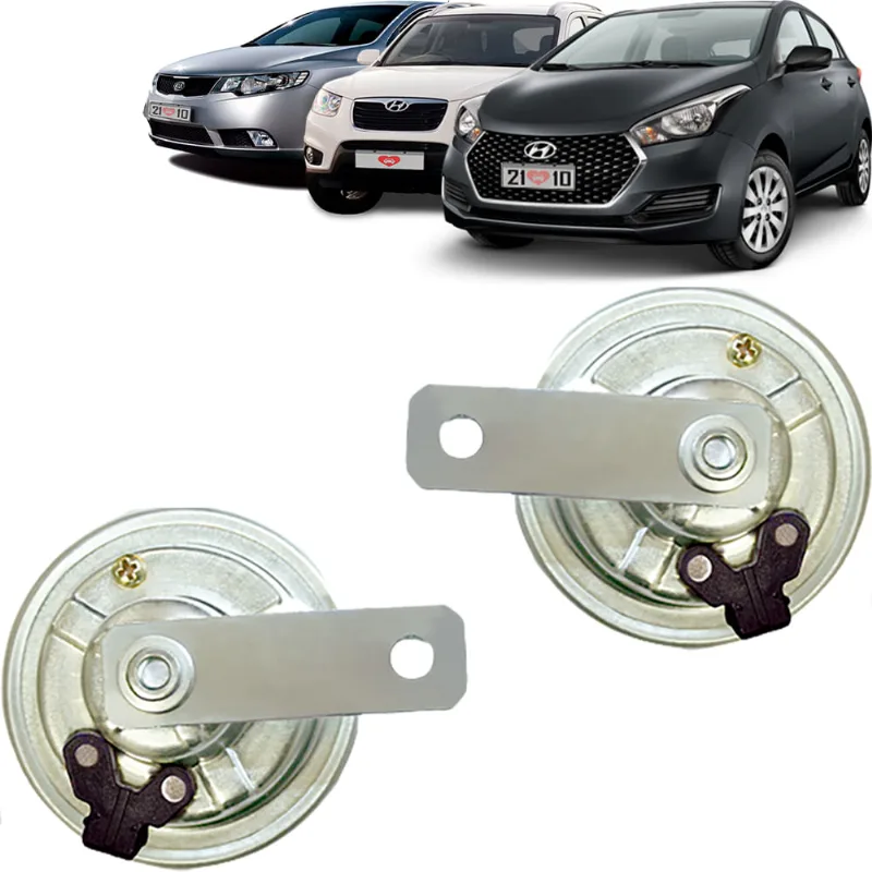 Buzina Dupla Linha Hyundai Kia 12v
