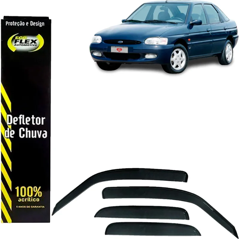 Calha De Chuva Escort Zetec / Sapao 1997 A 2001 4p