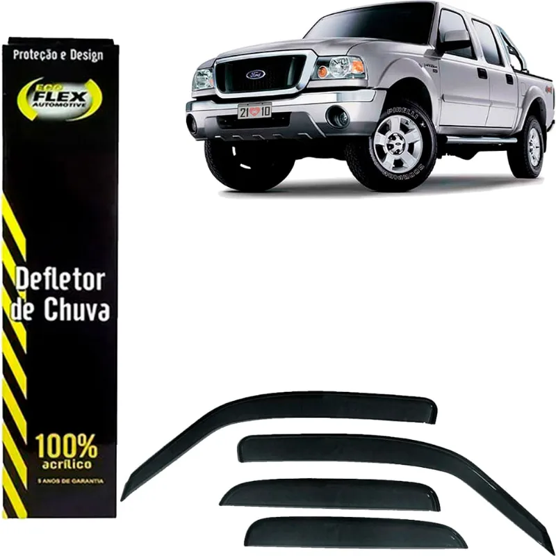 Calha De Chuva Ranger Cab. Dupla 1996 A 2012 4p