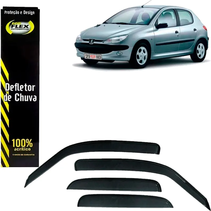 Calha De Chuva Peugeot 206 207 4p