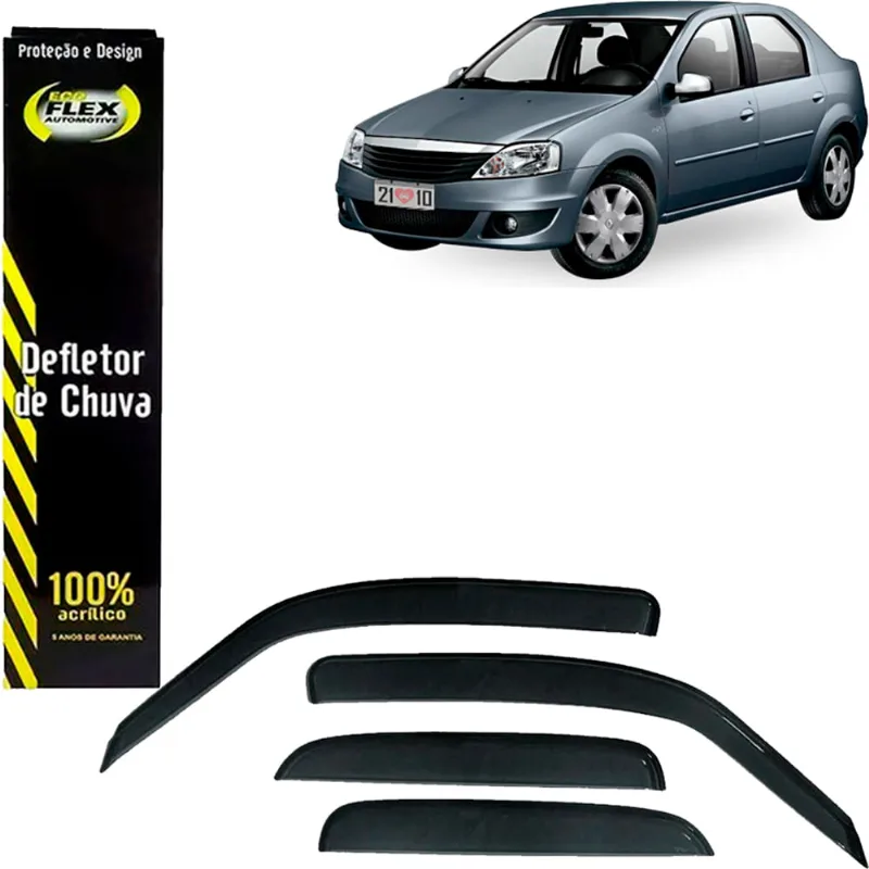 Calha De Chuva Logan 2007 A 2013 4p