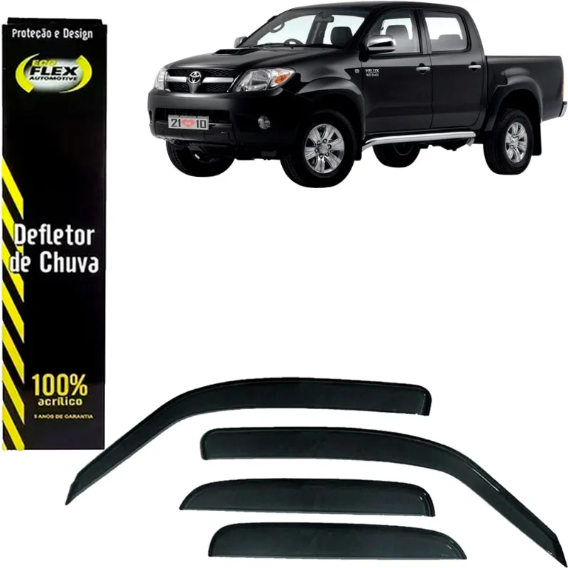 Calha De Chuva Hilux Srv Pick Up 2005 A 2013 4p