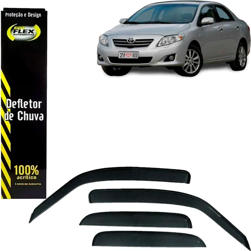 Calha De Chuva Corolla Sedan 2008 A 2014 4p