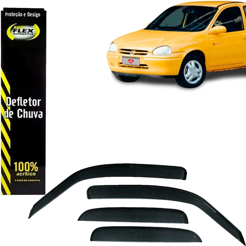 Calha De Chuva Corsa Classic/Sedan/Hatch 1994 A 2015 4p
