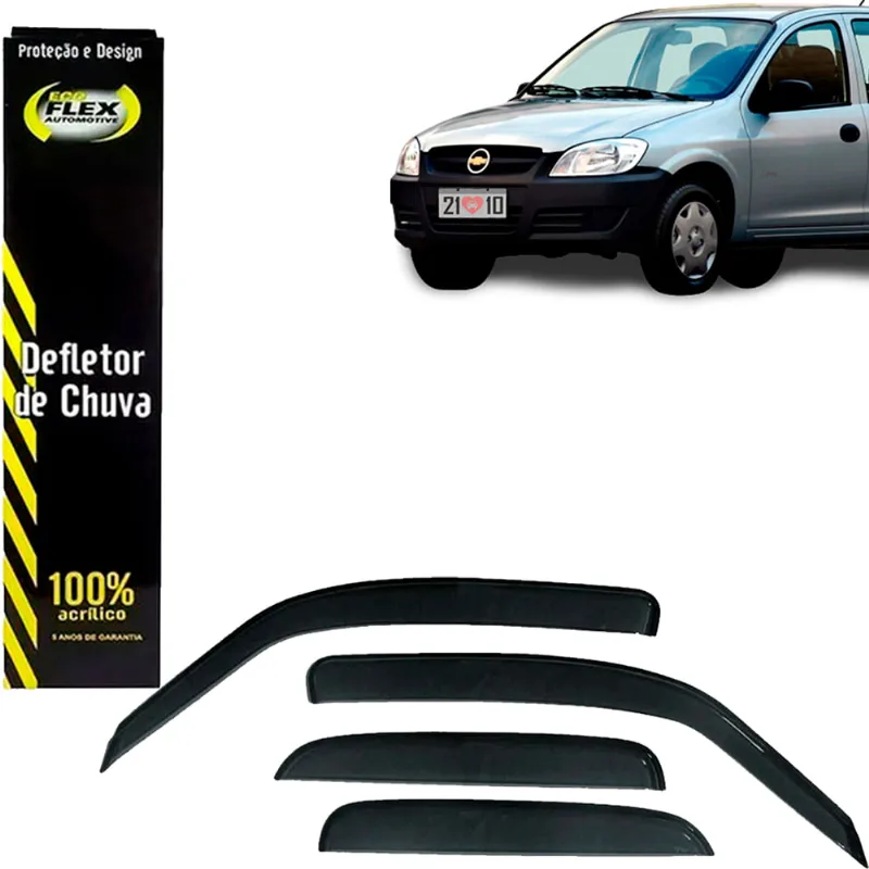 Calha De Chuva Celta 2000 A 2016 Prisma 2006 A 2012 4p
