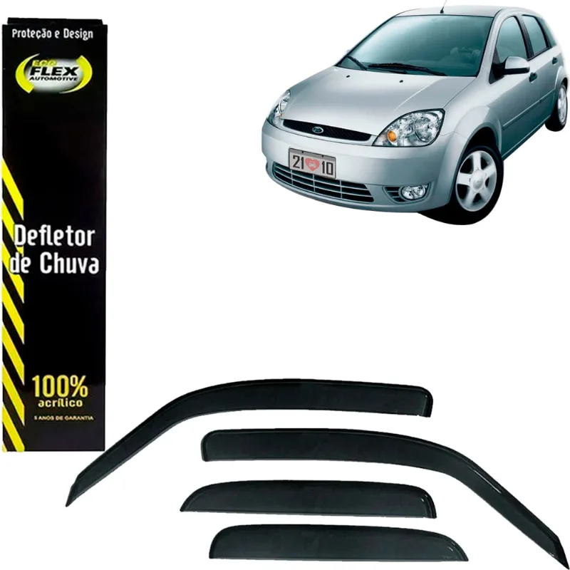 Calha De Chuva Fiesta Amazon 2002 A 2014 4p