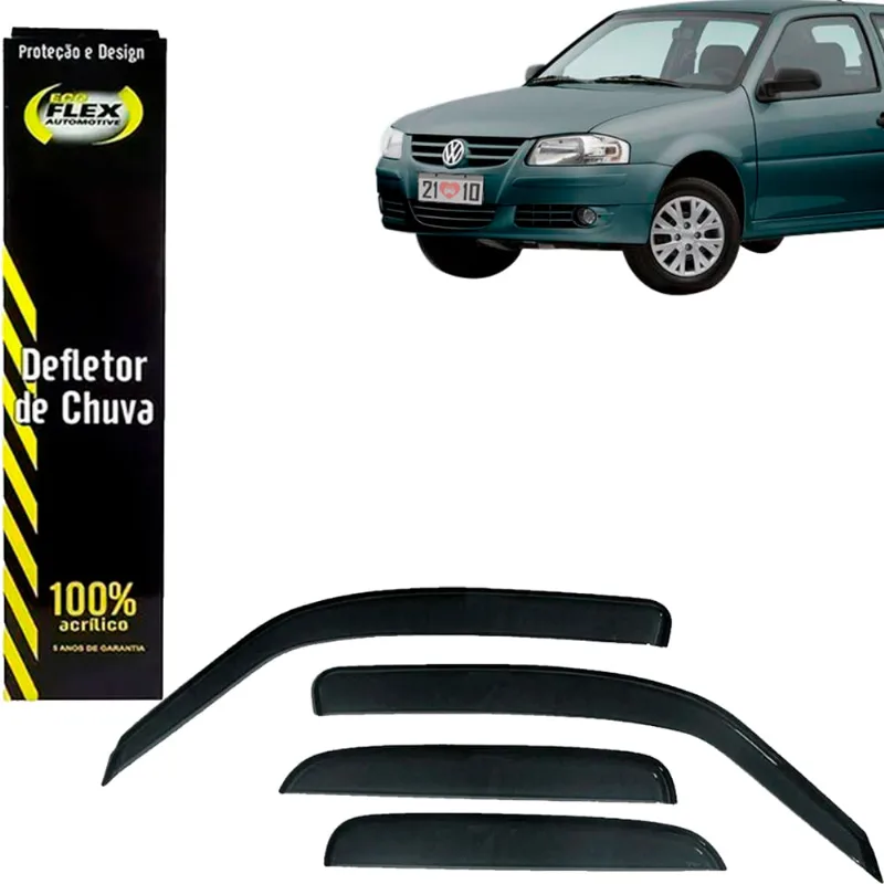 Calha De Chuva Gol Bola E Parati G2/G3/G4 1995 A 2014 2p