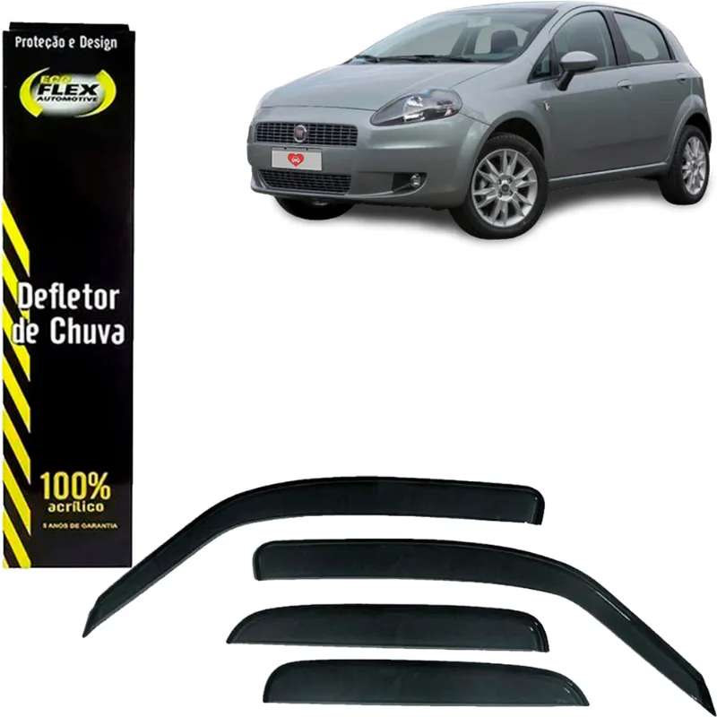 Calha De Chuva Punto 2008 A 2016 4p