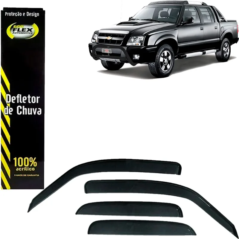 Calha De Chuva S-10 Cabine Dupla 96/11 4p