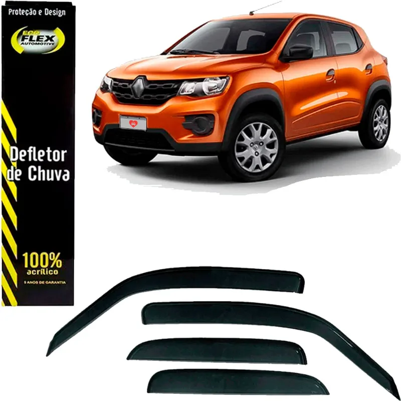 Calha De Chuva Kwid 2017 A 2020 4p