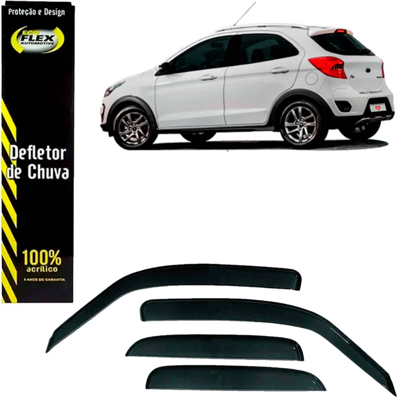 Calha De Chuva Interica Ka Hatch/Sedan 2016 A 2020 4p
