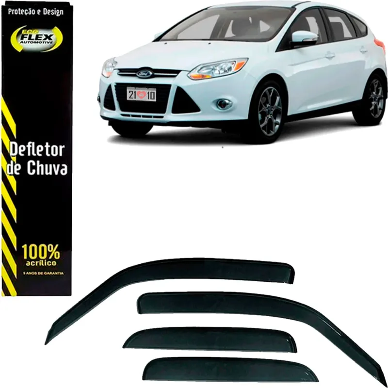 Calha De Chuva Interica Focus Sedan 14/17 4p 6 Pecas