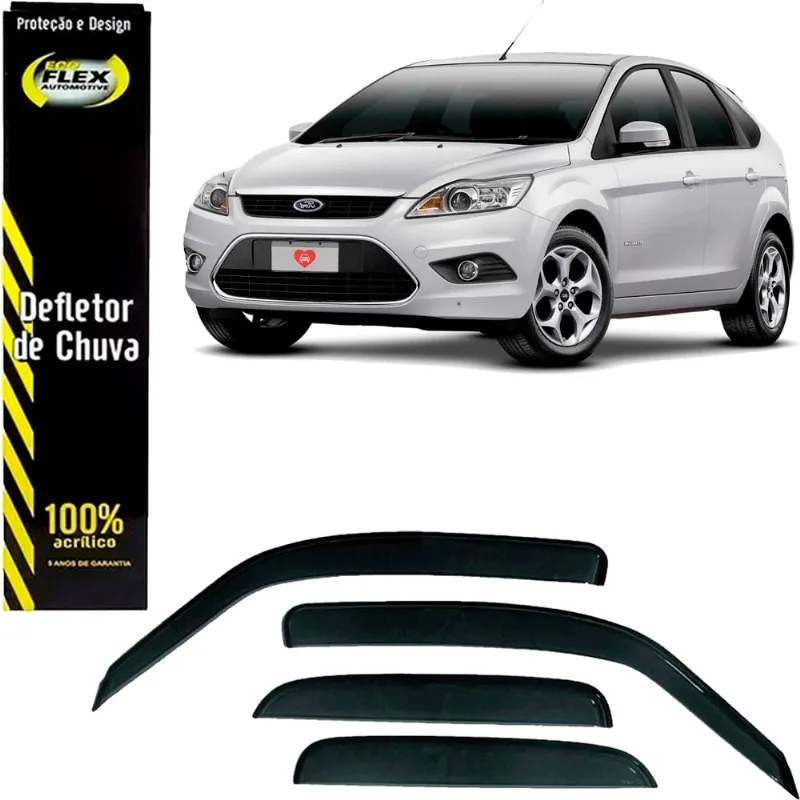 Calha De Chuva Interica Focus Hatch 14/17 4p 6 Pecas