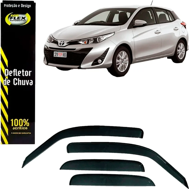 Calha De Chuva Interica Yaris Hatch 18/20 4p