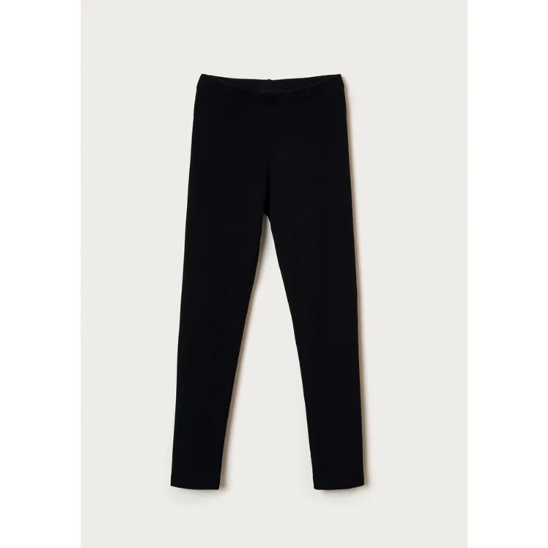 Calça Legging Básica Infantil Menina Em Moletom Peluciado - Preto 003