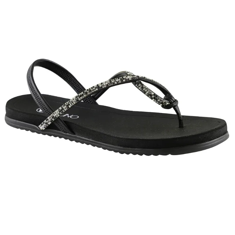 Sandalia Via Uno Flat Form Ref 847003siavv Preto 036