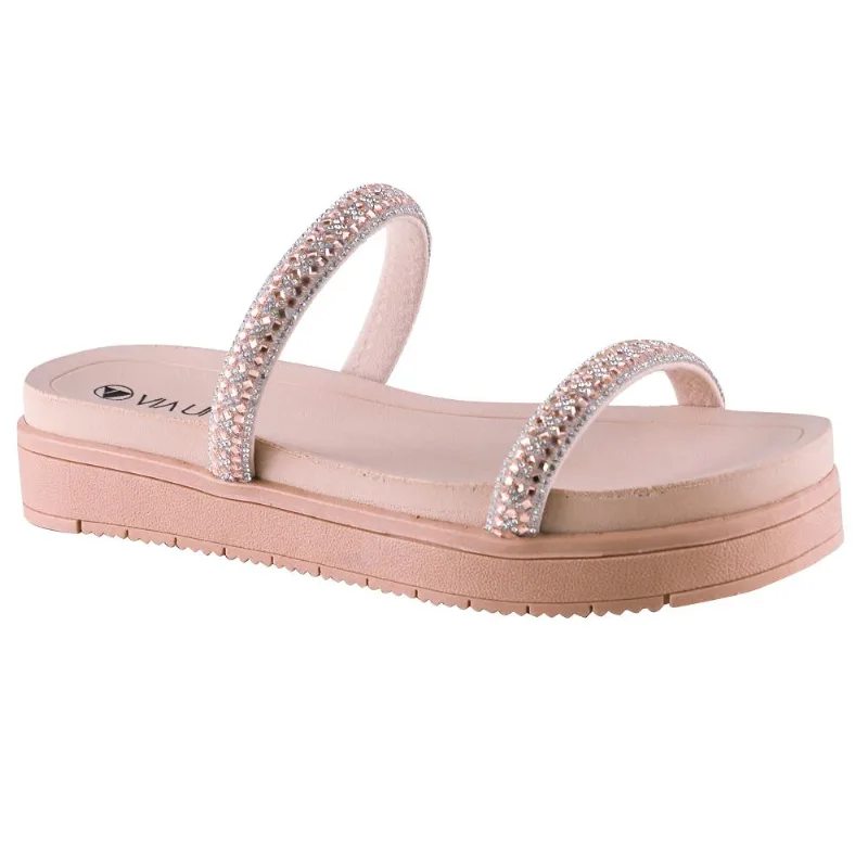 Papete Via Uno Flat Form Ref 837001siavv Nude 038