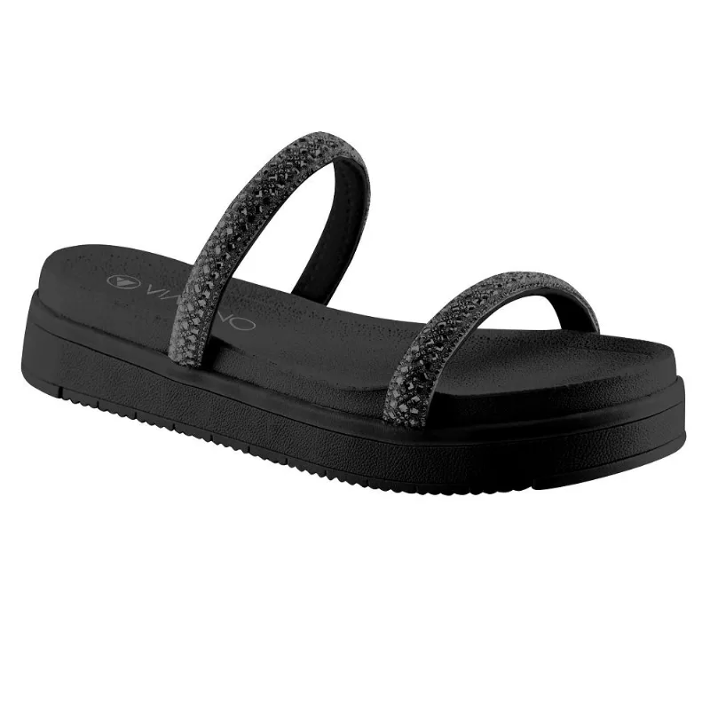 Papete Via Uno Flat Form Ref 837001siavv Preto 039