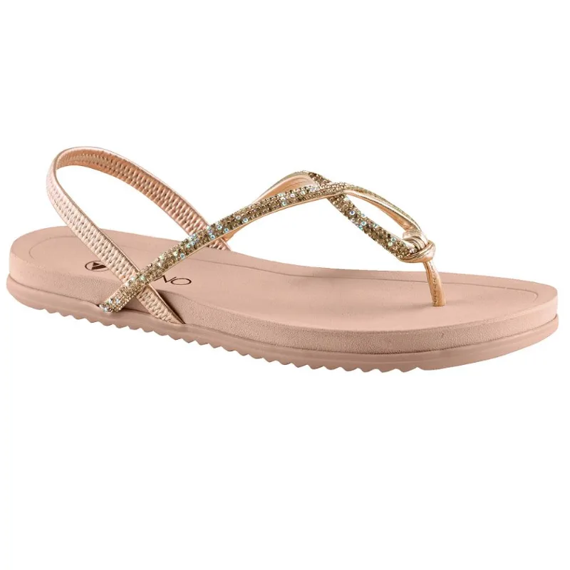 Sandalia Via Uno Flat Form Ref 847003siavv Cobre 034