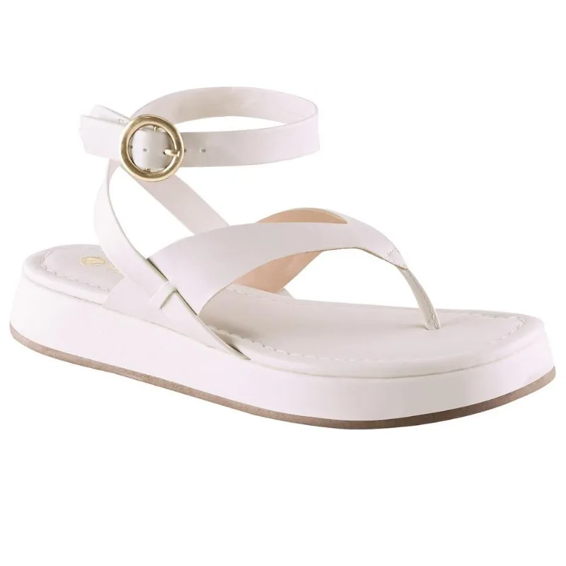 Papete Via Uno Flat Form Ref 803025sdavv - Branco/branco - 39