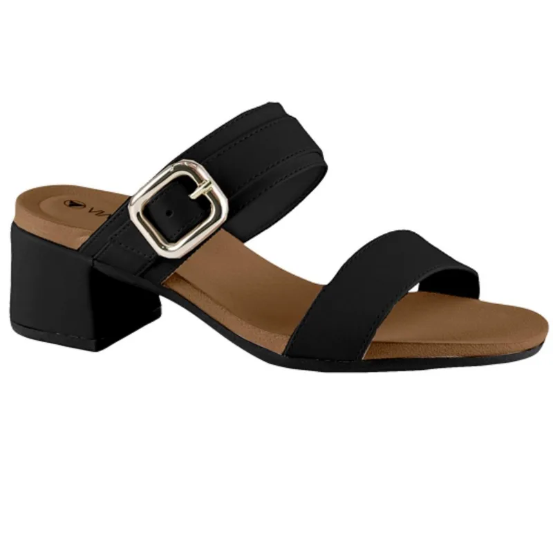 Sandalia Via Uno Salto Bloco Ref 889004siavv Preto/mest Rr Preto 034